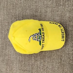 Don't tread on me hat Adjustable Yellow